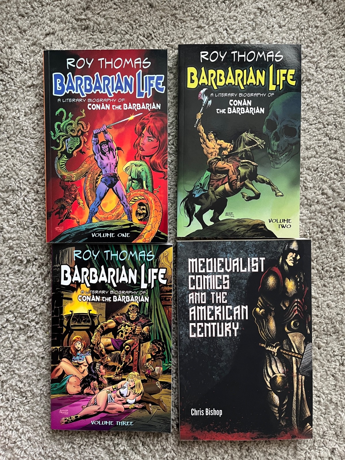 Roy Thomas Barbarian Life – Marvel Conan the Barbarian + Medievalist Comics