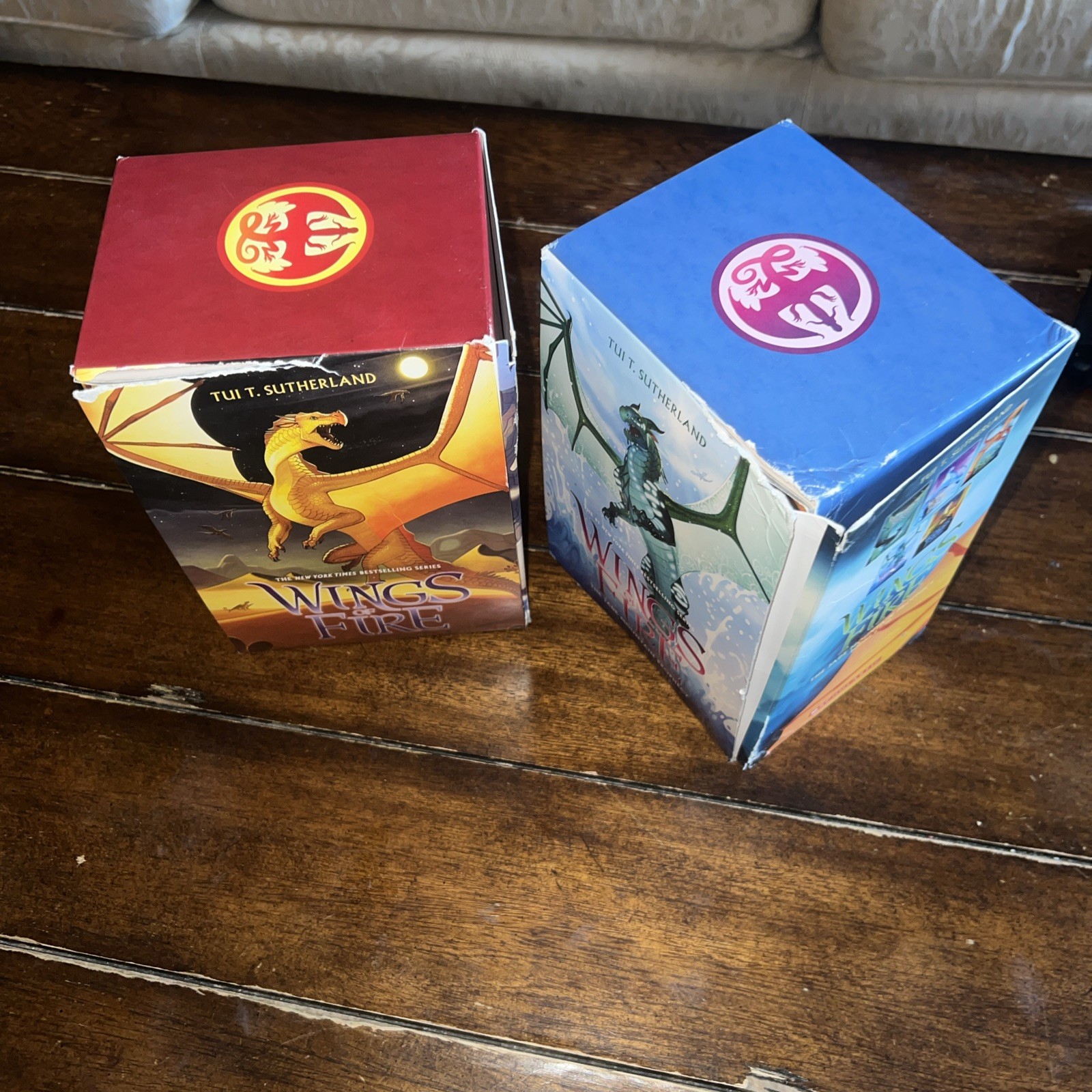 Wings of Fire Box Set Books 1-10 Paperback Lot by Tui T. Sutherland YA Dragons