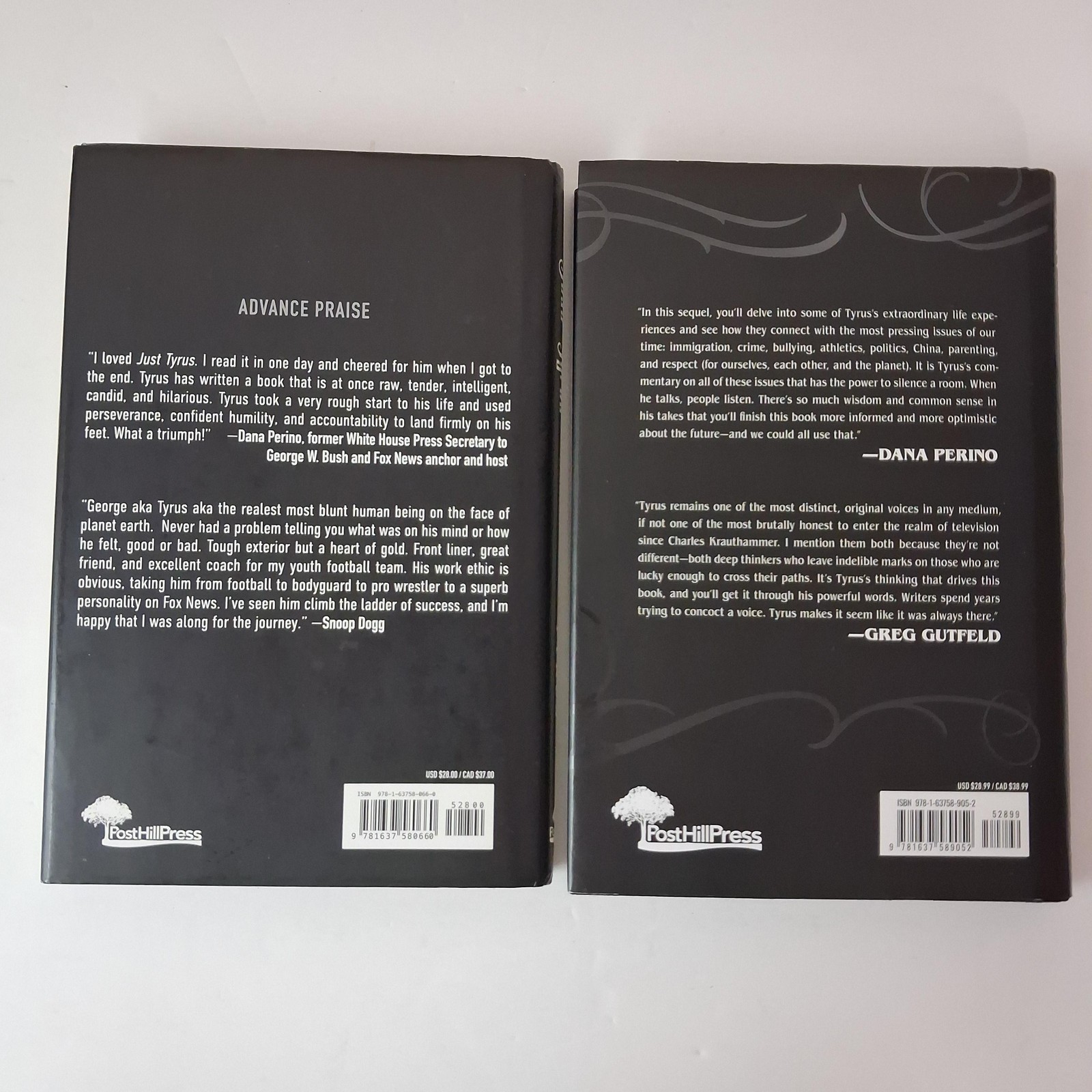 Just Tyrus; Nuff Said Tyrus George T. Murdoch Post Hill Press Black HC