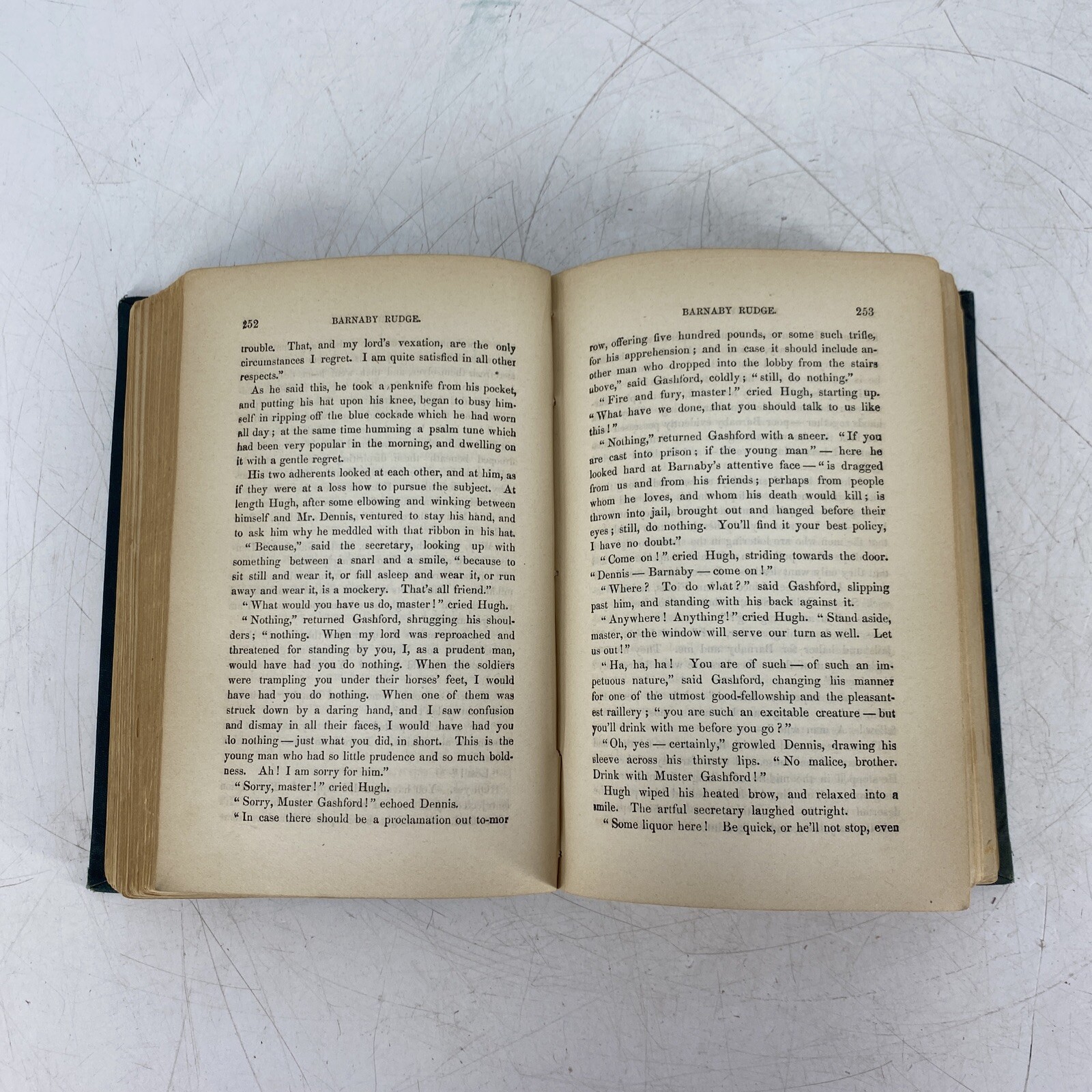 RARE Barnaby Rudge Sketches Part 2 Charles Dickens 1879 Globe Edition Hardcover