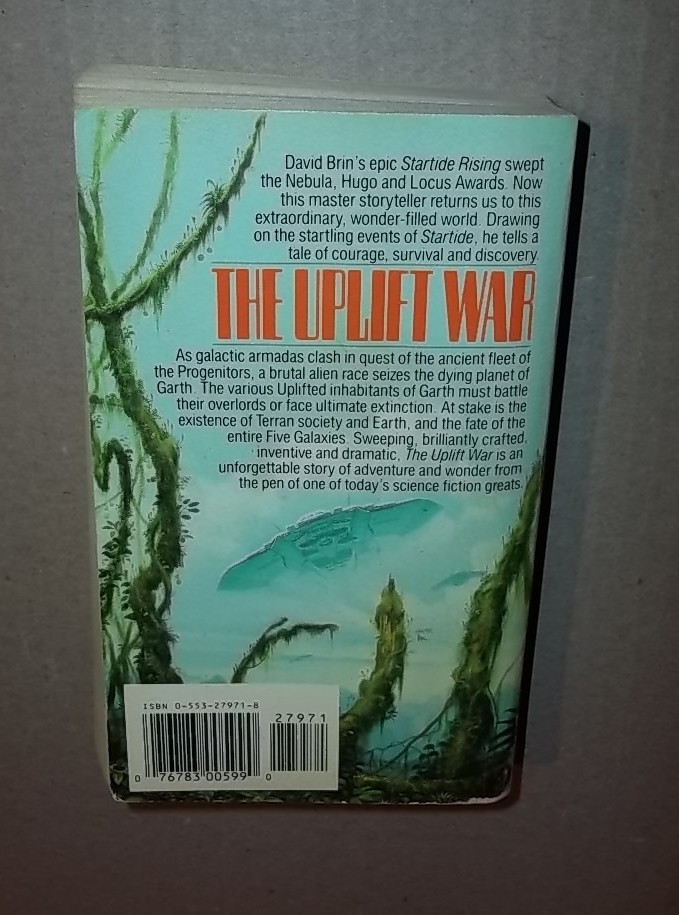 The Uplift War by david brin Bantam Books 1987