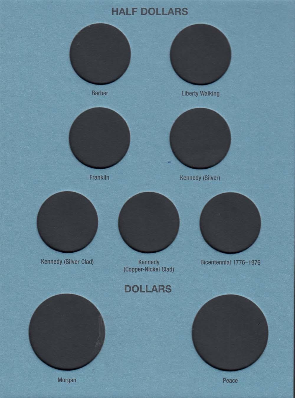 Whitman New Blue Folder 9046 For US 20th Century Type Coins New Album Free Post