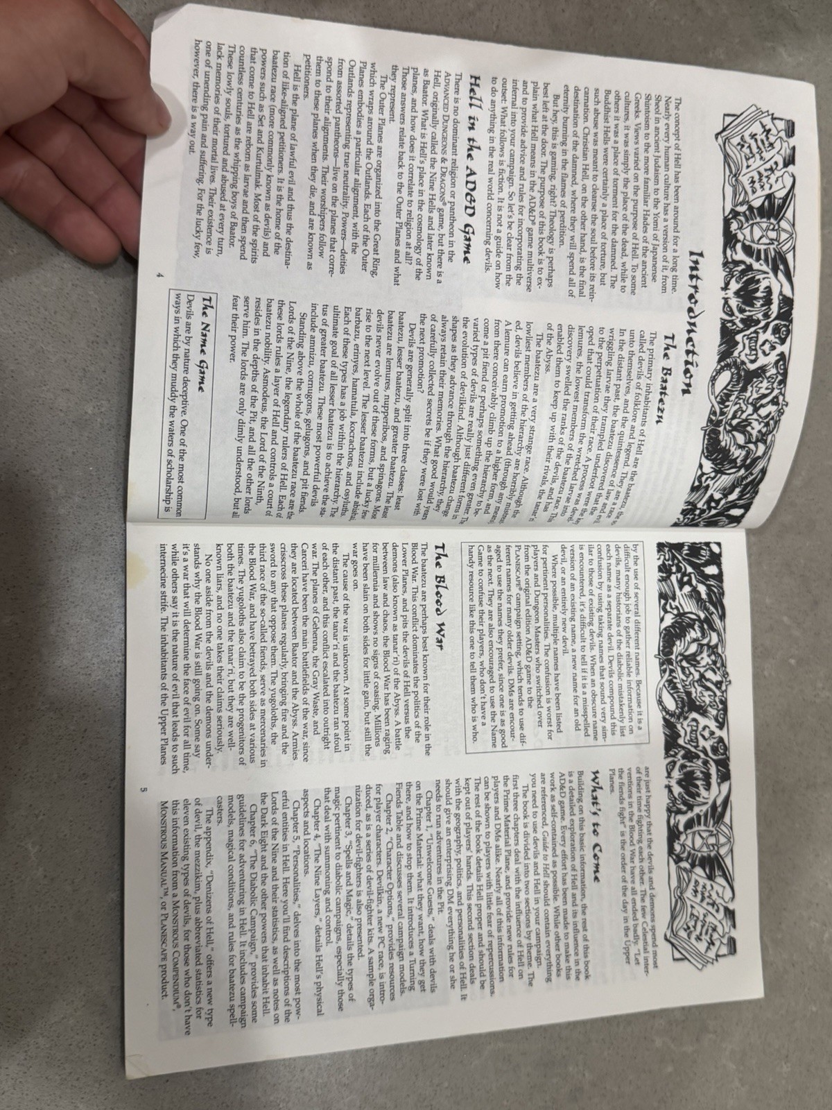 GUIDE TO HELL EXC Original Devils Asmodeus AD&D 2nd Ed TSR Silver Anniversary