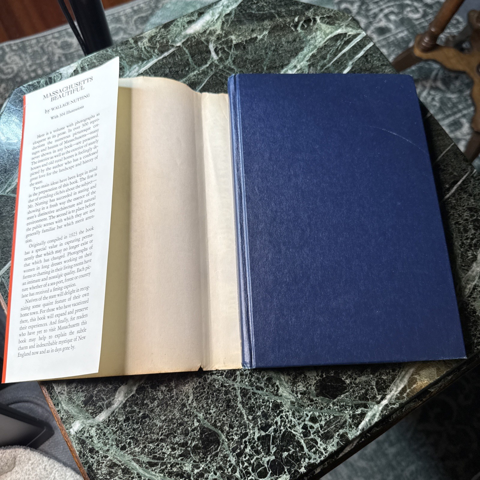 Vintage Massachusetts Beautiful Book Wallace Nutting 1923 Reprint 8th Edition