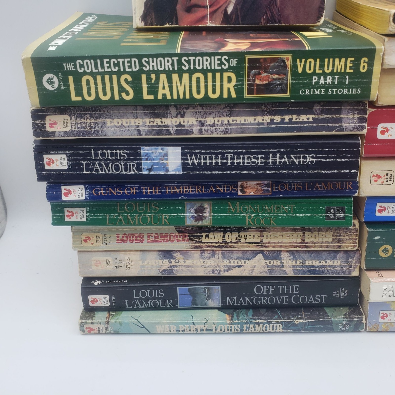Louis LAmour Western Adventure Book Lot Of 19 Paperbacks Classics