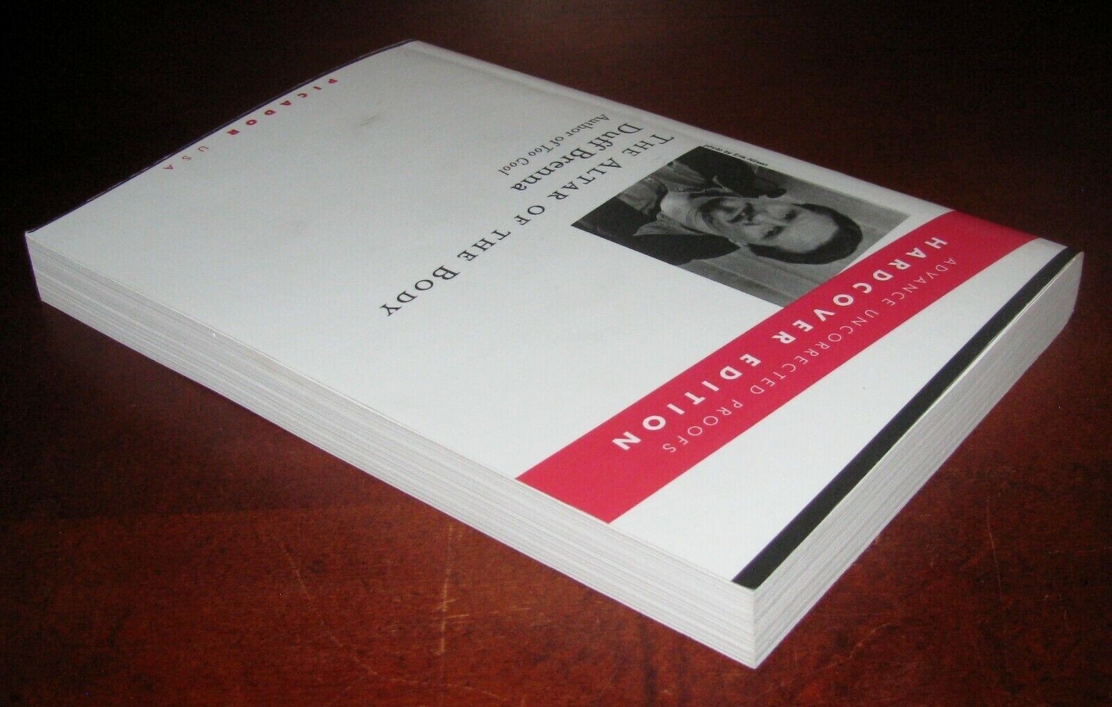 Altar of the Body Duff Brenna ARC Advance Uncorrected Proof Picador Fiction