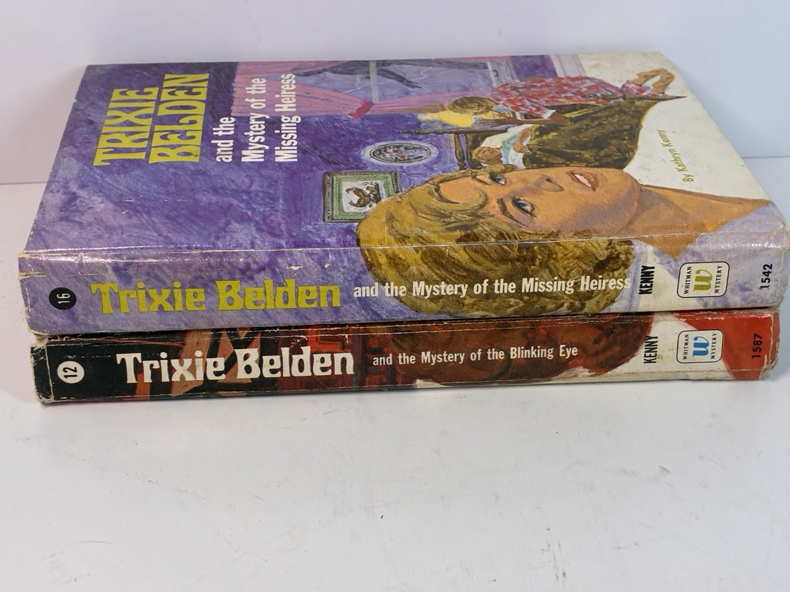 Whitman Trixie Belden books FREE SHIP Vintage Lot 4 HC and Paperback