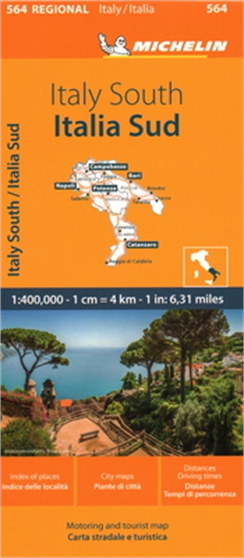 Michelin Map Italy: South (Sheet Map, Folded)