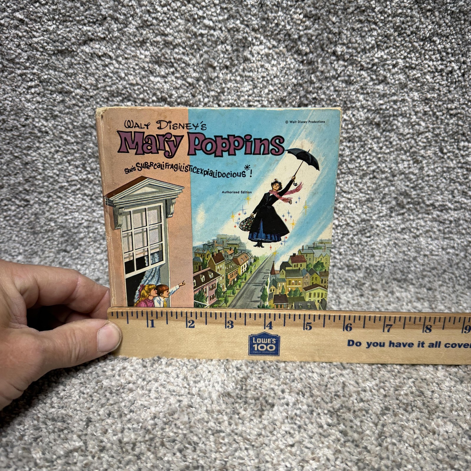 Vintage 1964 Walt Disney Mary Poppins Tell A Tale Whitman Authorized Edition