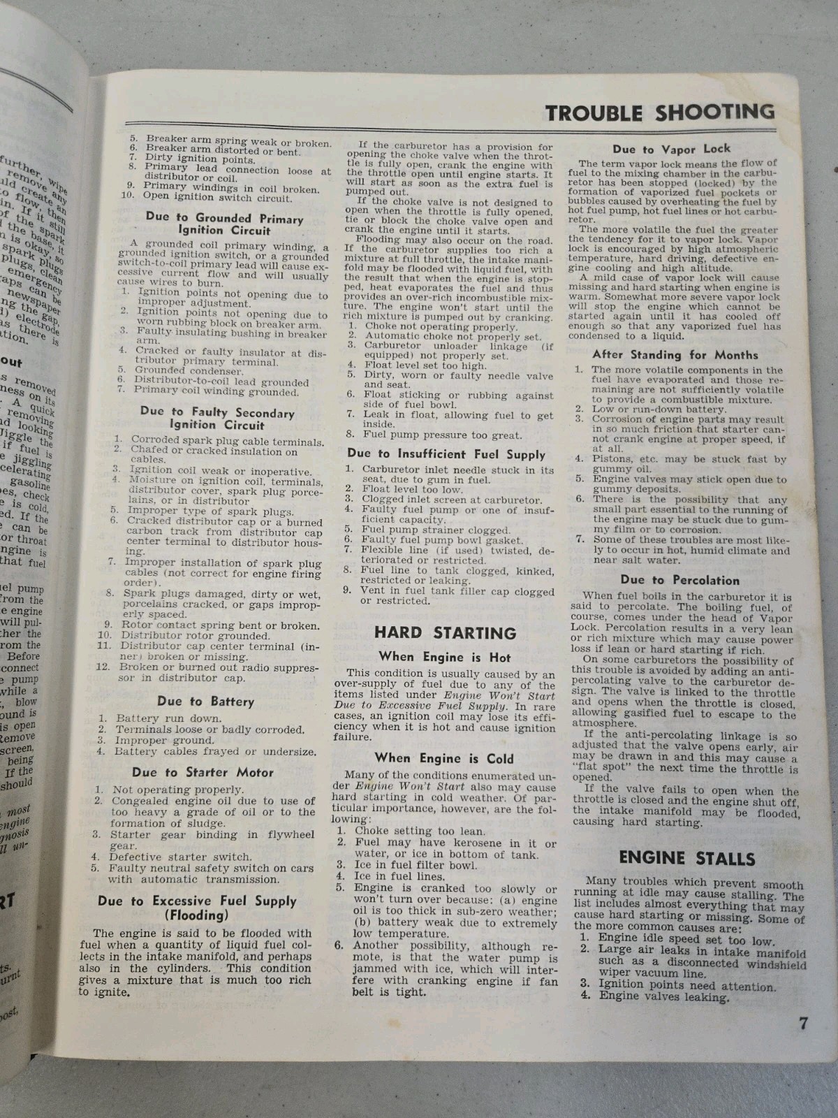 Motor’s Auto Repair Manual 1949-1957 Models 20th Edition
