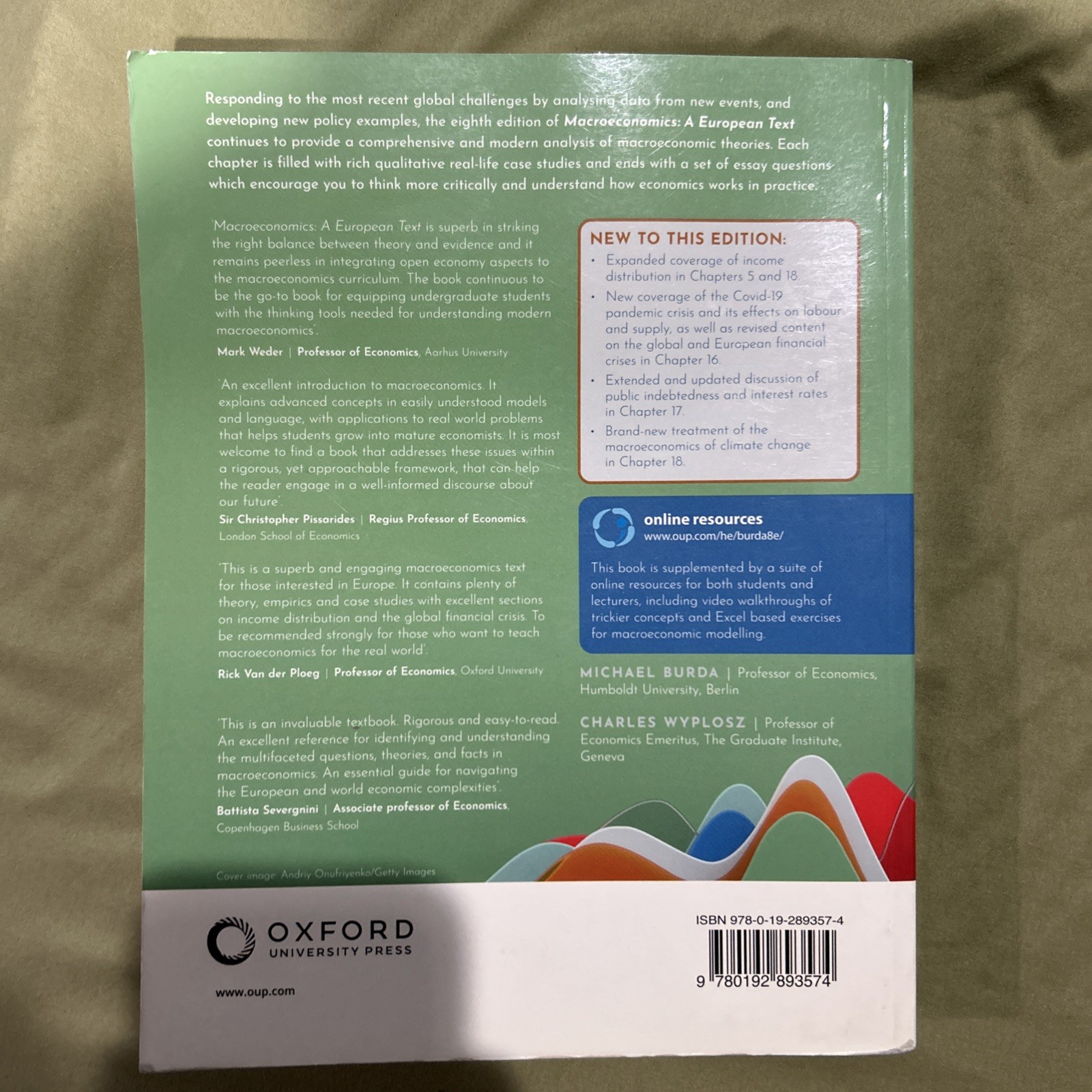 Macroeconomics 8th Edition by Burda: Used