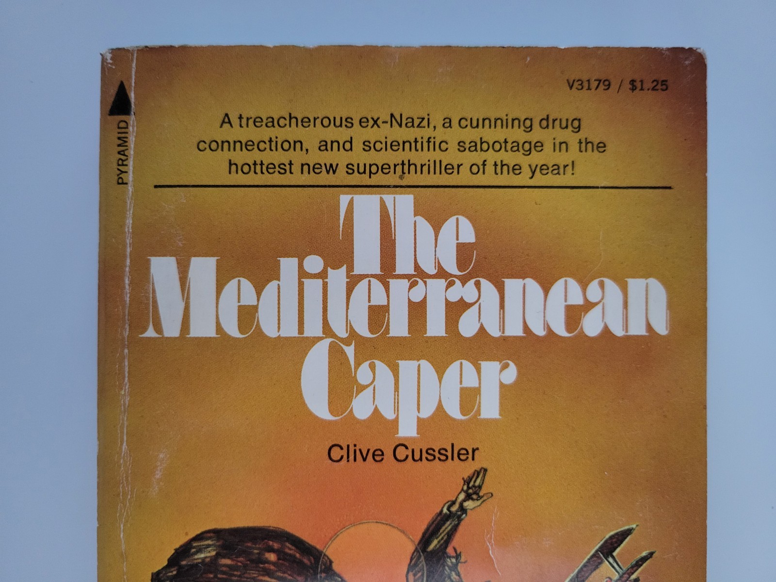 1973 THE MEDITERRANEAN CAPER CLIVE CUSSLER 1ST /1ST EDITION PAPERBACK DIRK PITT