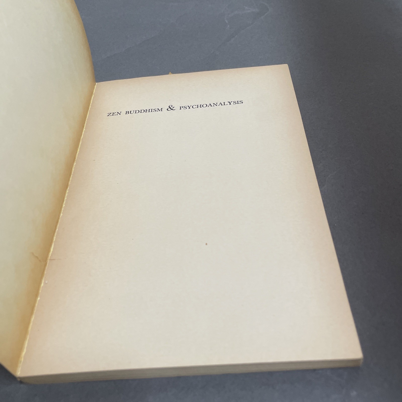 Zen Buddhism and Psychoanalysis Fromm Suzuki De Martino 1970 Harper