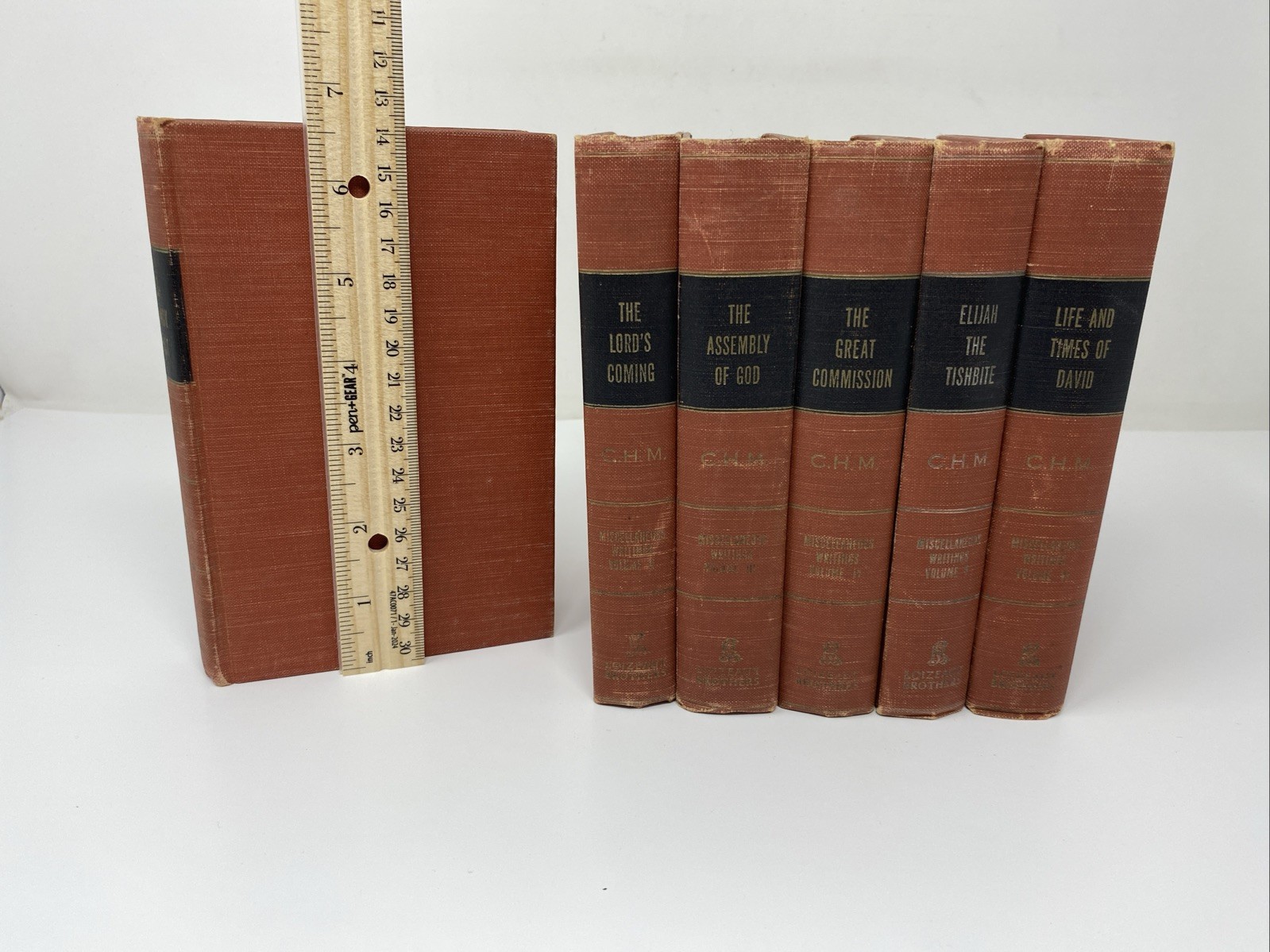 Miscellaneous Writings C. H. Mackintosh Vol 1–6 Loizeaux Bros. HC 1951 8th Print