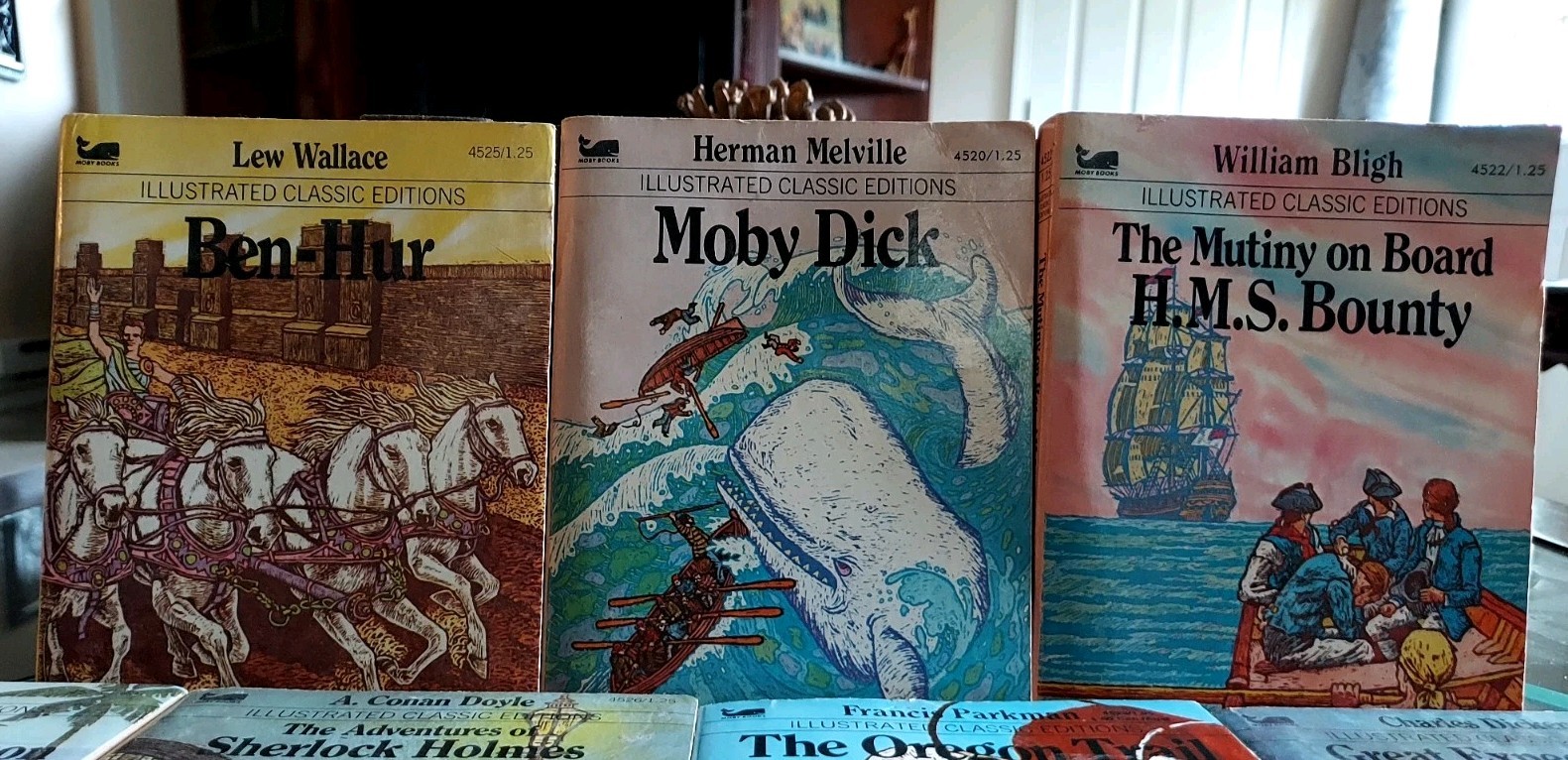 Lot of 12 Moby Books Illustrated Classic Editions Vintage Mini Paperback Books