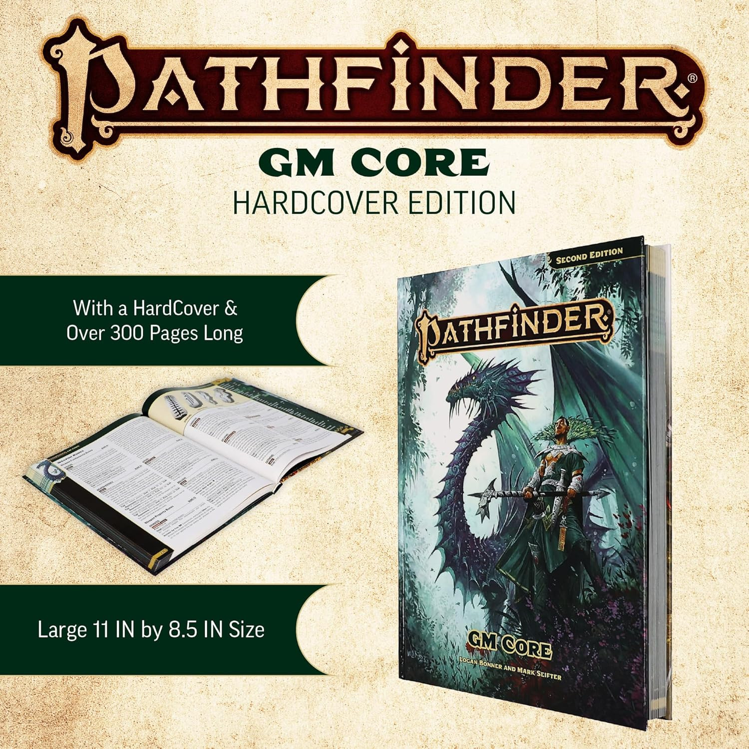 Pathfinder GM Core (P2) – Second Edition Remaster Game Master Rulebook 336 Pages