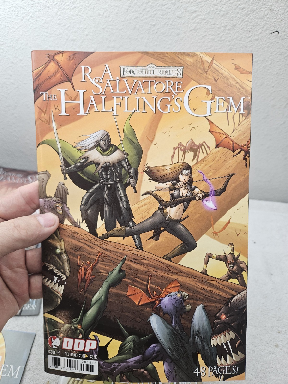 D&D FORGOTTEN REALMS R.A. SALVATORE’S LOT OF 7 LEGACY, HALFLINGS GEM, STREAM