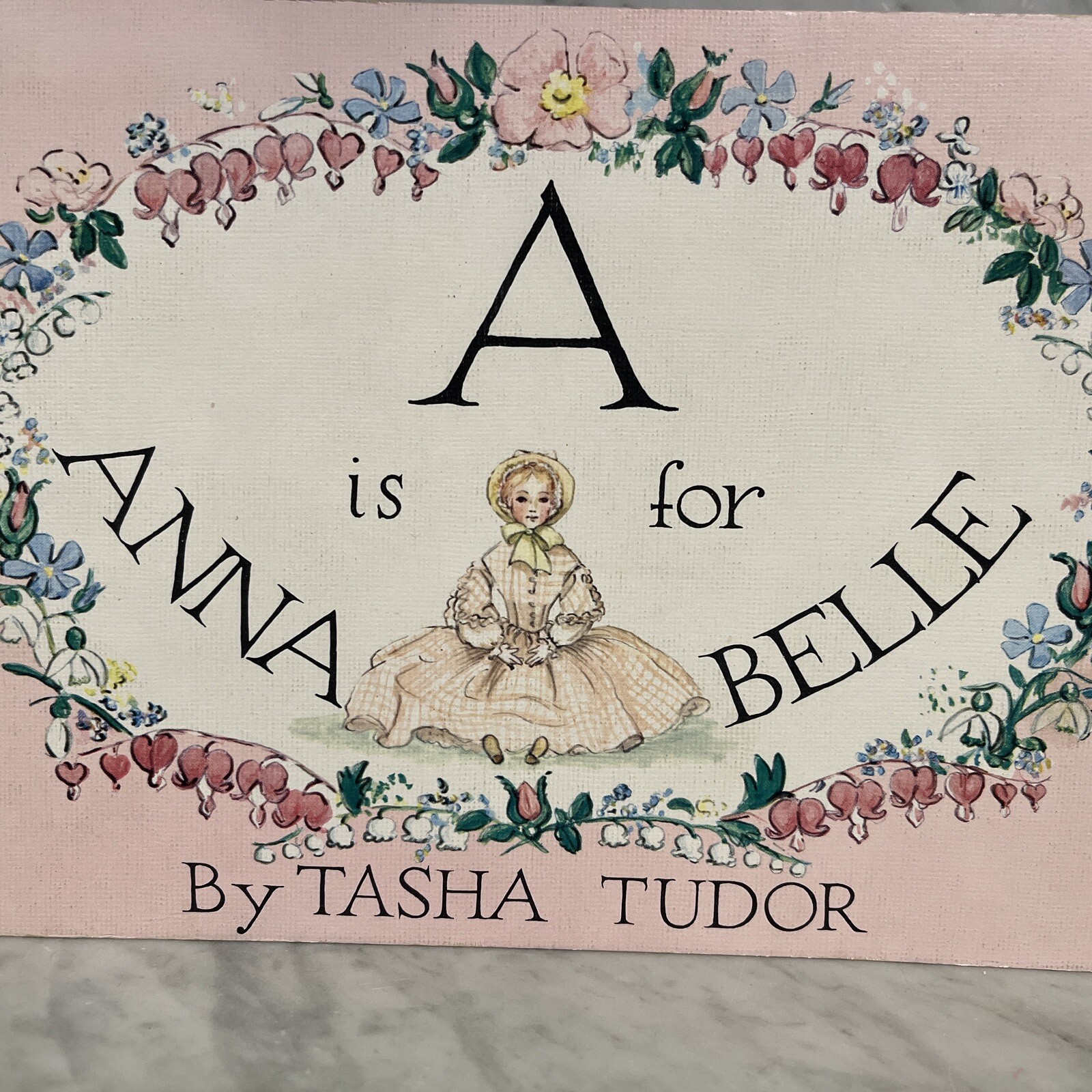 A is for Annabelle Tasha Tudor 1954 – scrapbooking baby shower – Missing 1 Page