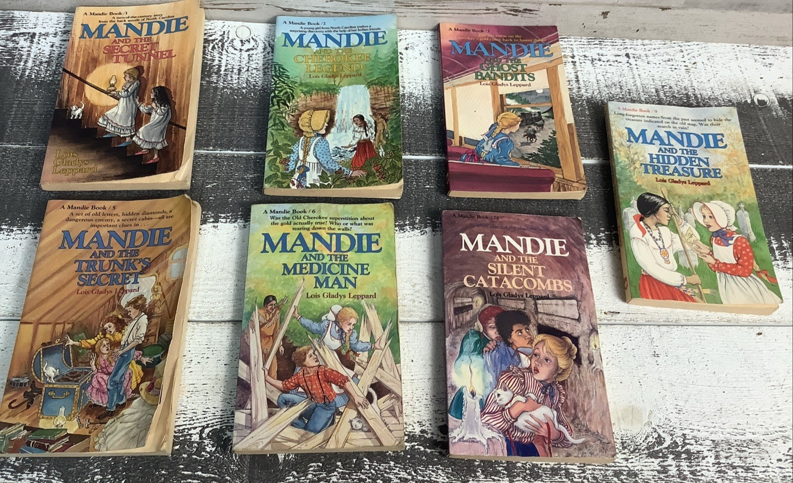 A Mandie Book 7 In Total, Books 1,2,3,5,6,9.16