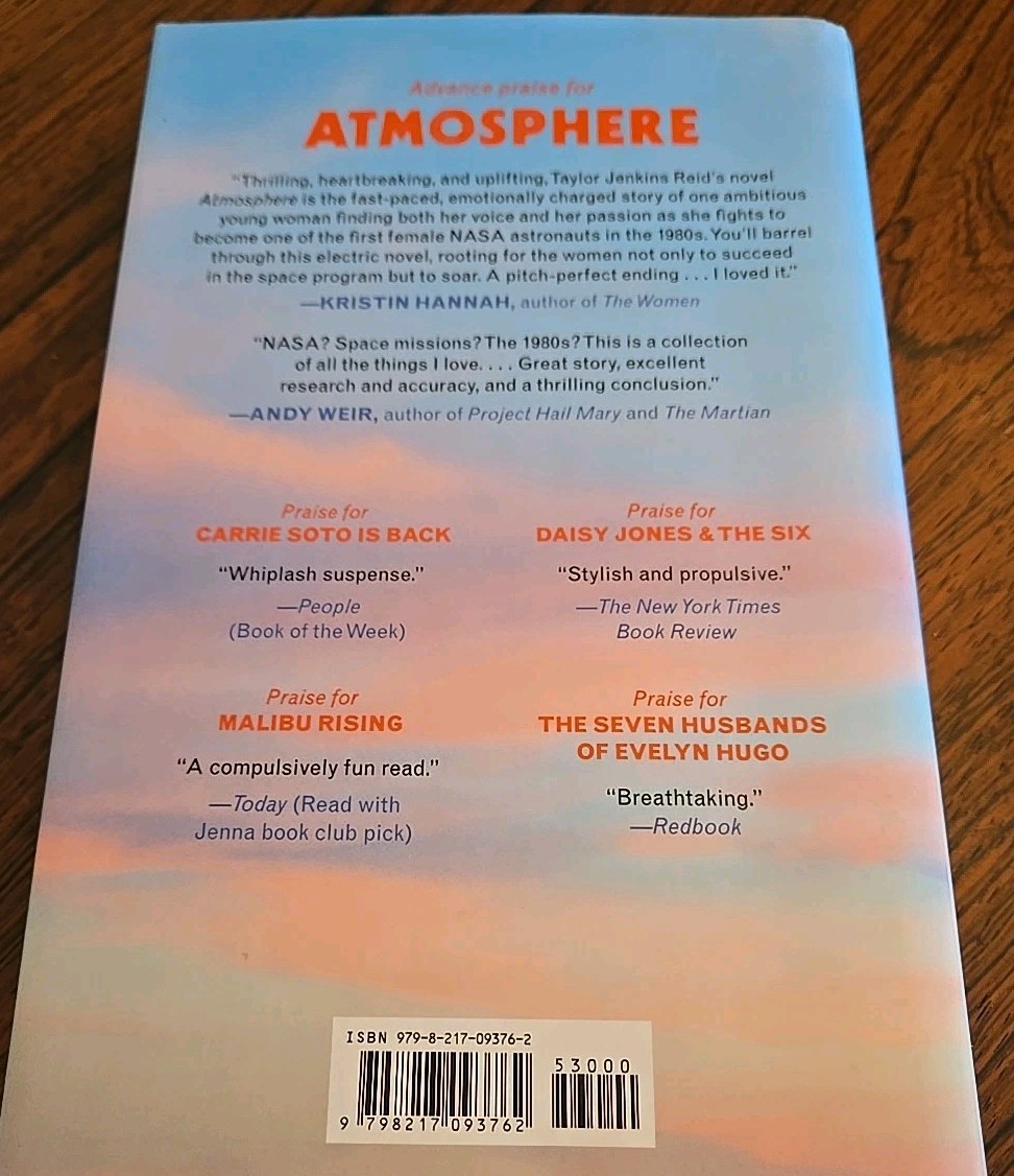 Atmosphere : A Love Story by Taylor Jenkins Reid (2025, Hardcover)