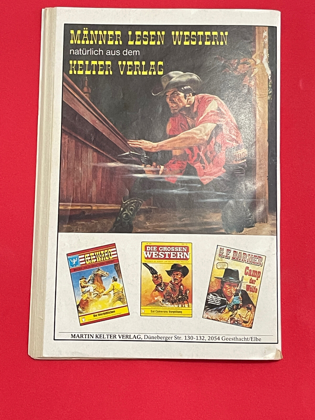 GF Barner Vtg German Language Western PULP PAPERBACK Magazine