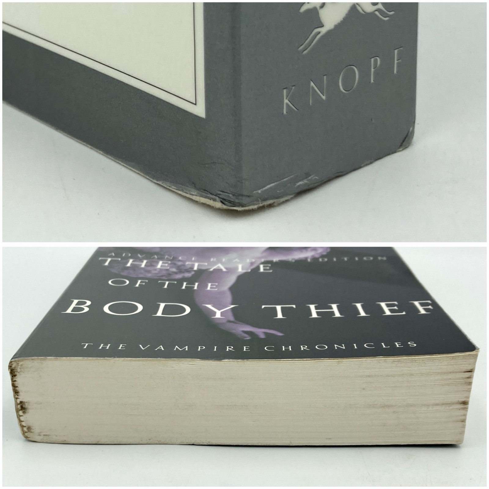 *ARC / Uncorrected Proof* The Tale of the Body Thief – Anne Rice (Knopf, 1992)