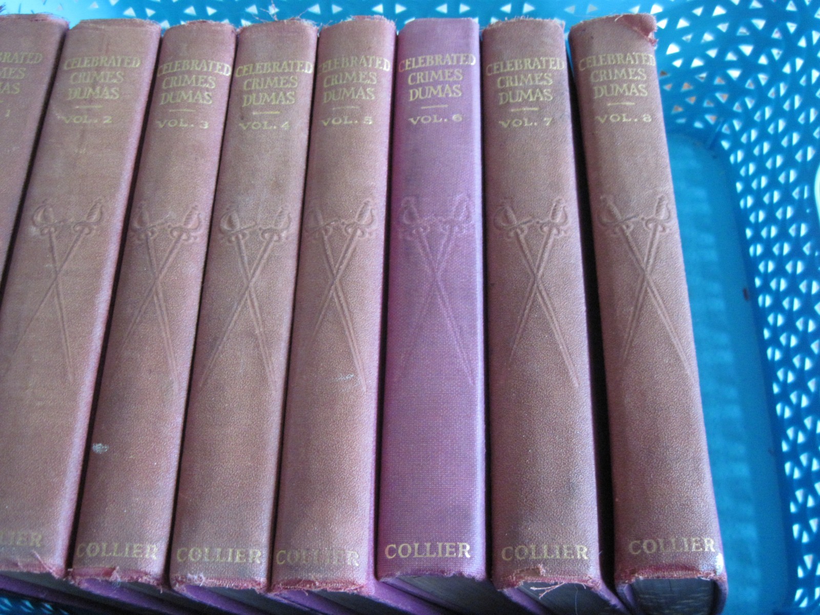 Celebrated Crimes Alexandre Dumas Set of 7 Hardcover Books