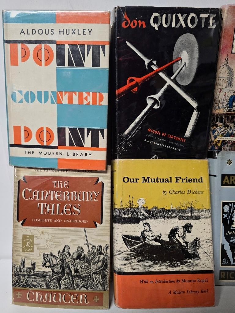 25 MODERN LIBRARY BOOKS CLASSICS BEST SELLERS UNCLE TOM’S CABIN, DICKENS AUSTEN