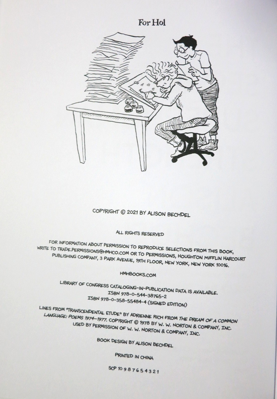 The Secret To Superhuman Strength SIGNED Alison Bechdel 2021 1st/1st HardcoverDJ