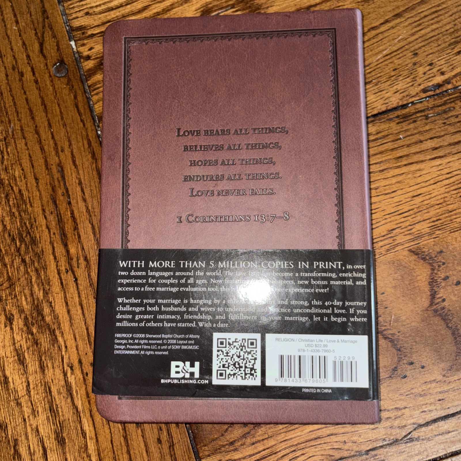 The Love Dare New Revised Edition Book Marriage Journal Leather by Alex Kendrick
