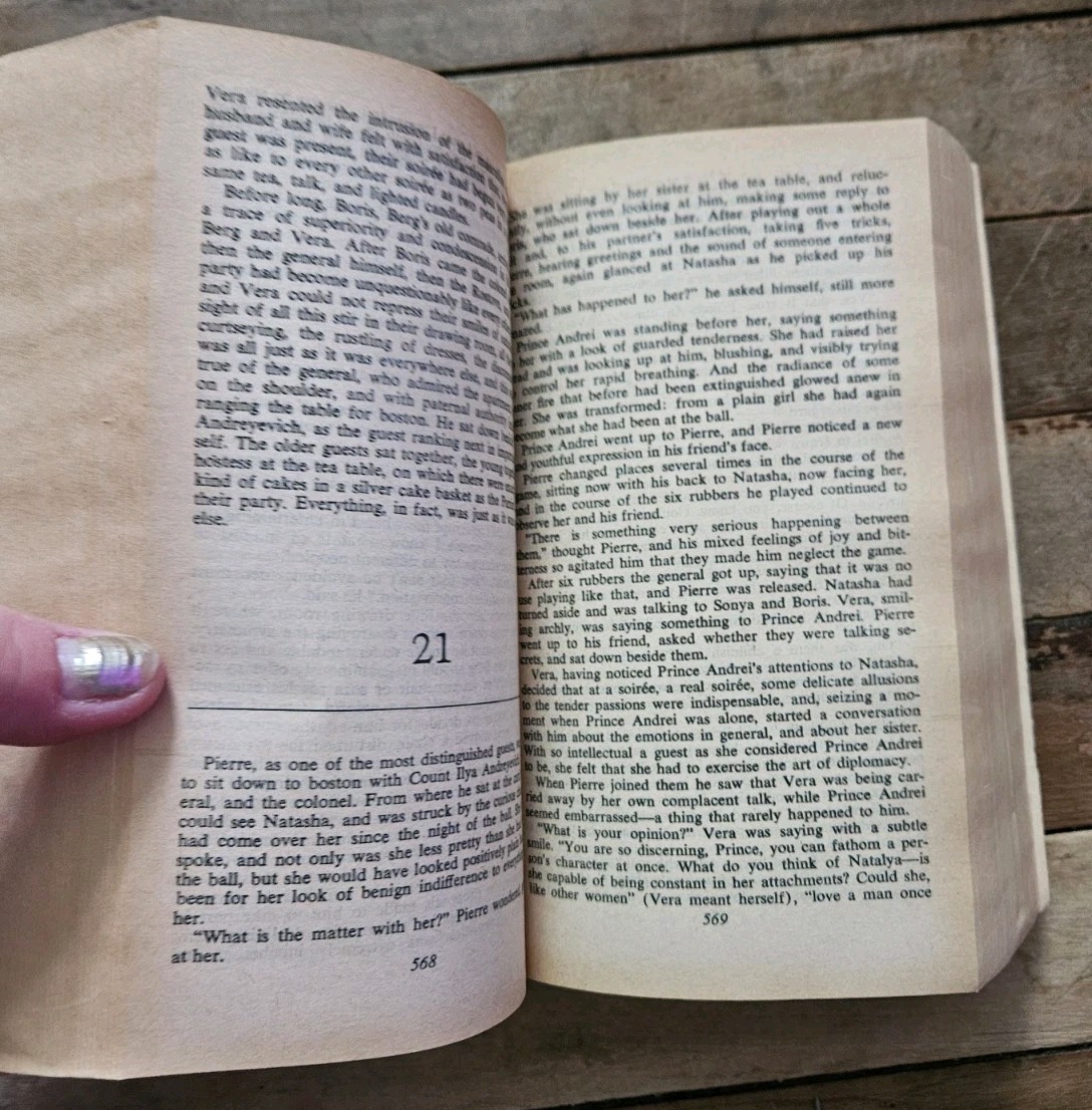 1968. WAR AND PEACE | 1st SIGNET CLASSICS Print By Leo Tolstoy & Ann Dunnigan SC