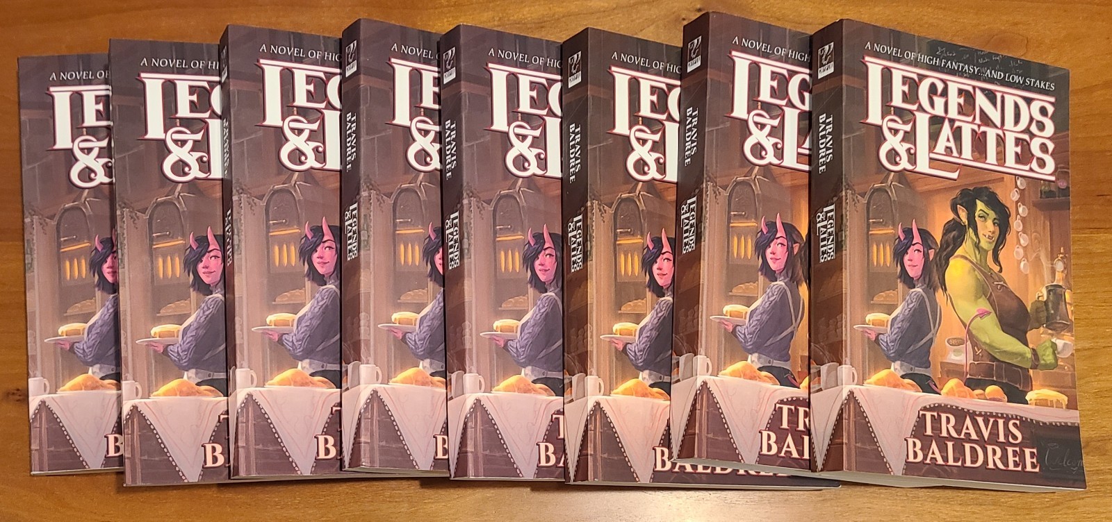 Legends & Lattes – Travis Baldree – CRYPTID True 1st printing PB