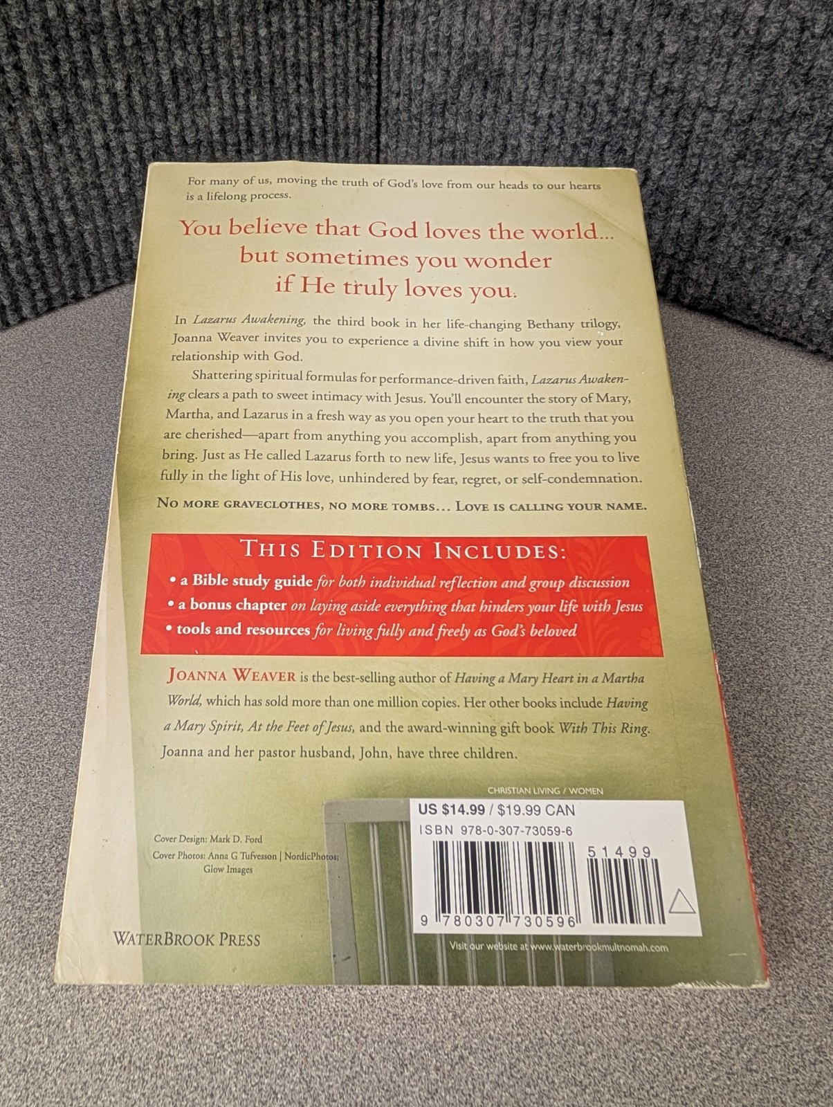 Lazarus Awakening by Joanna Weaver (Paperback, 2011) – Includes Study Guide