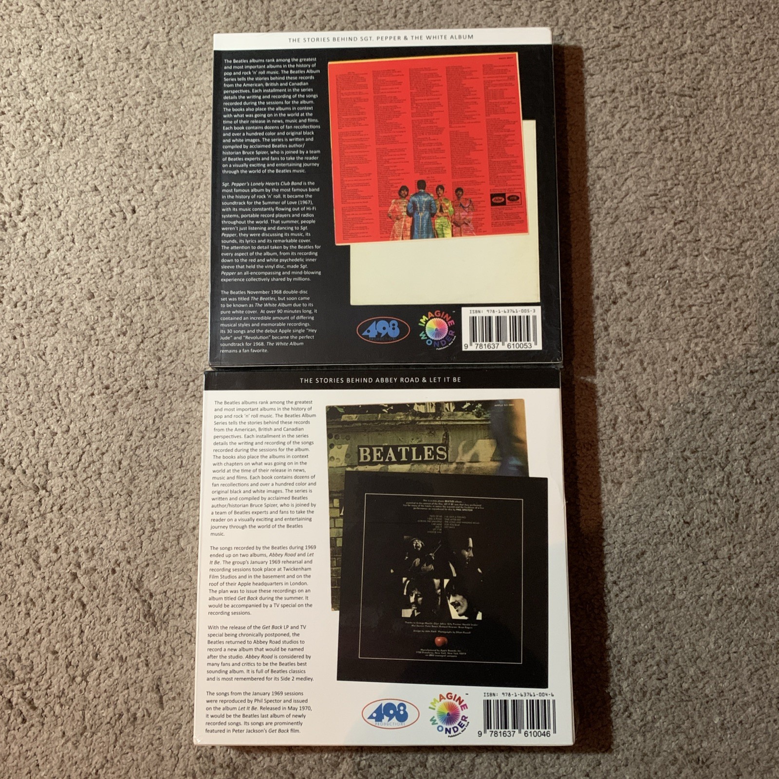 Beatles Album Series Bruce Spizer Sgt Pepper & White Album Abbey Rd & Let It Be