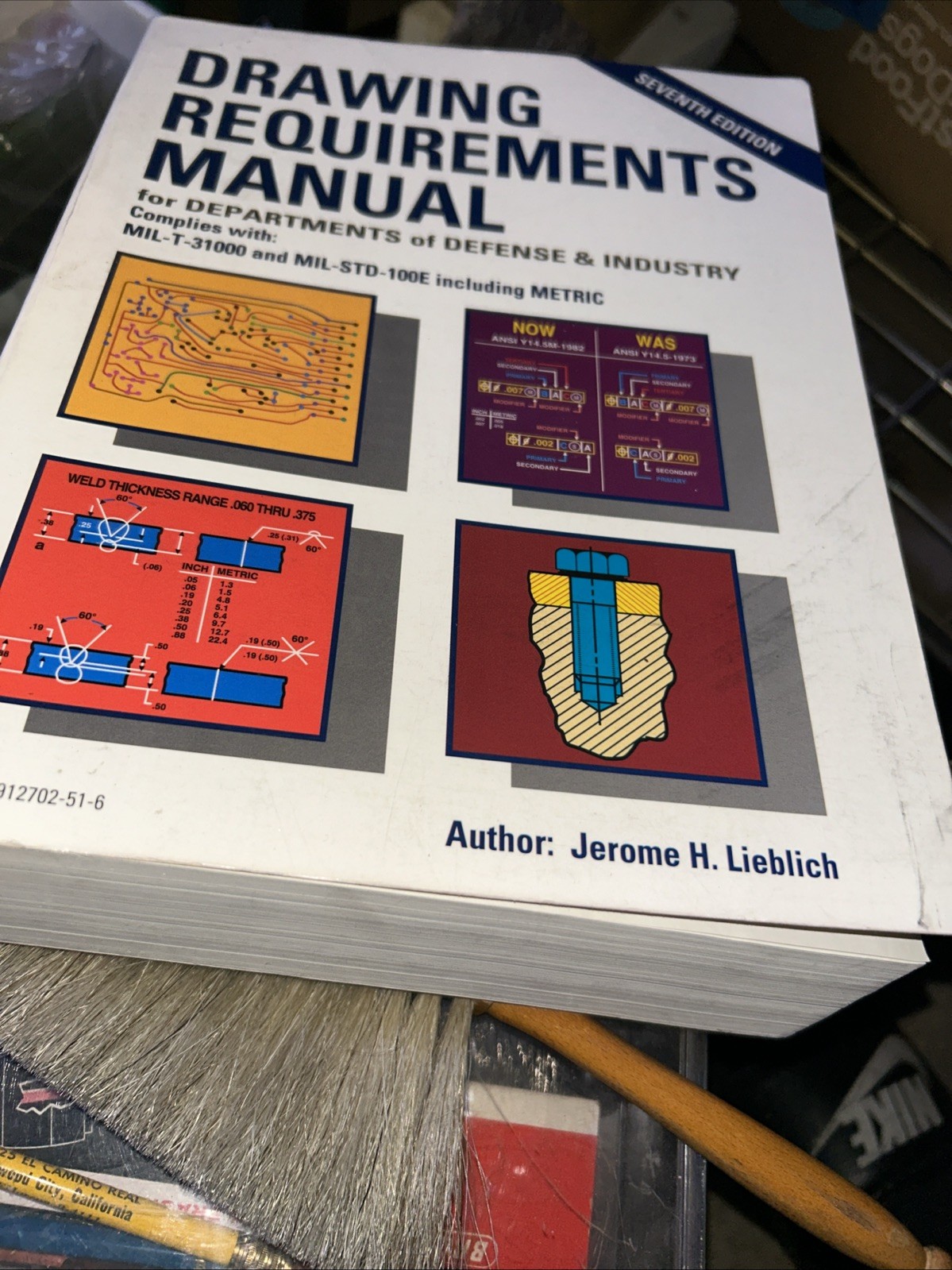 Drawing Requirements Manual for Departments of Defense & Industry – 7th Edition