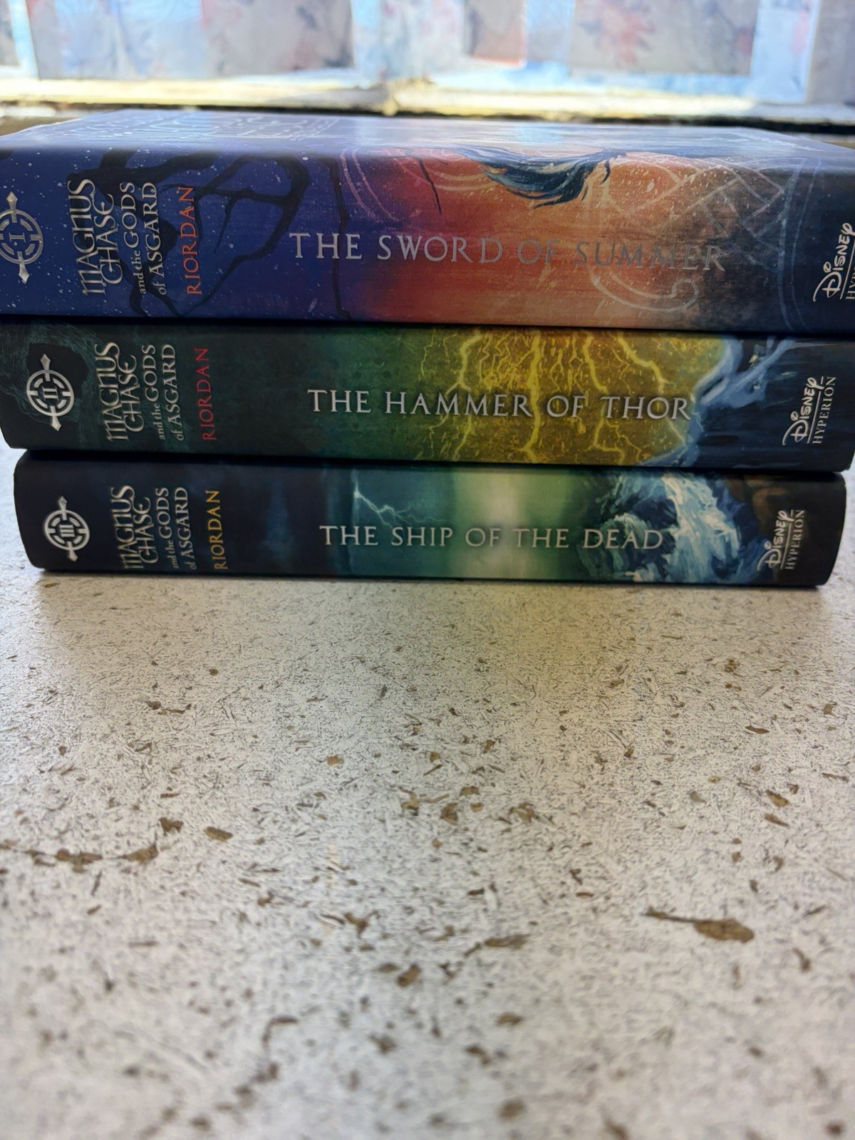 Rick Riordan MAGNUS CHASE Complete Series Lot of 3 Set 1st/1st HARDCOVER Books
