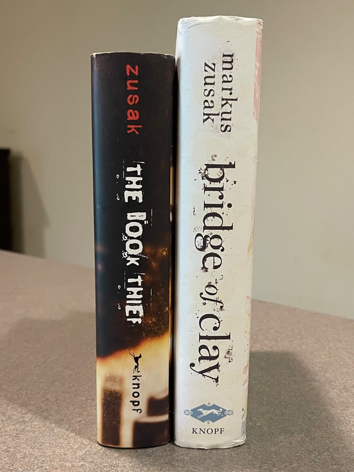 The Book Thief & Bridge of Clay *SIGNED* by Markus Zusak (2 Hardcover Set)
