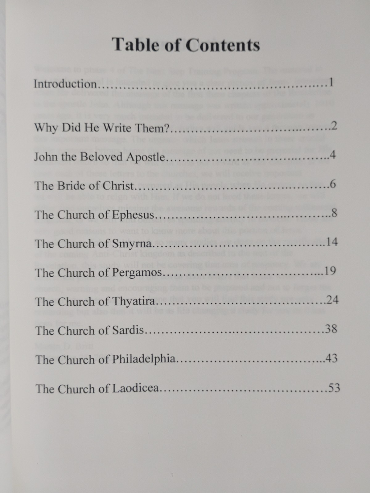 SEVEN CHURCHES OF REVELATION: JESUS‘ LETTERS TO THE CHURCH (2002 TPB)