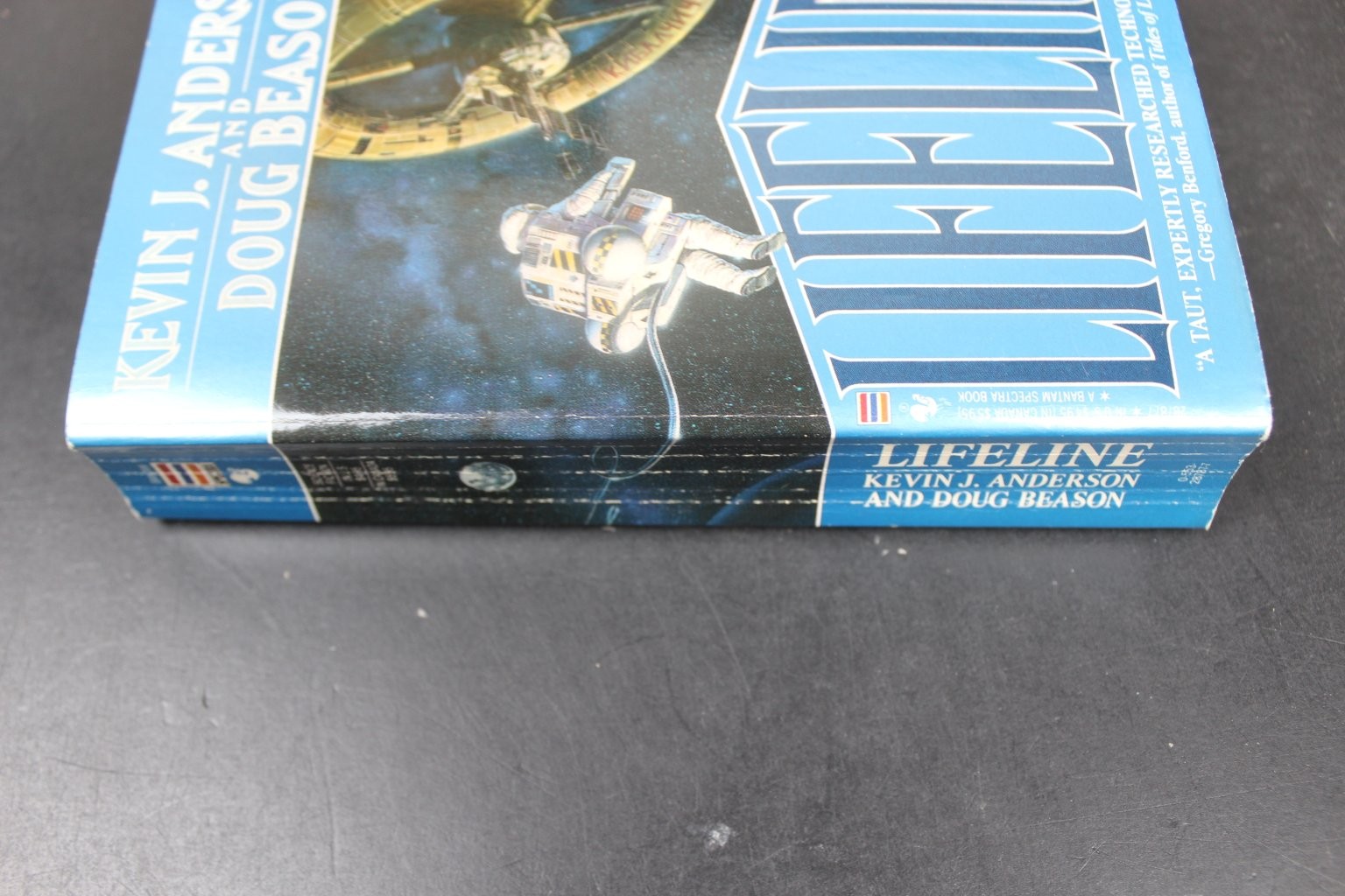Lifeline Kevin J. Anderson Doug Beason 1990 First Edition Sci-Fi Techno-PB VG