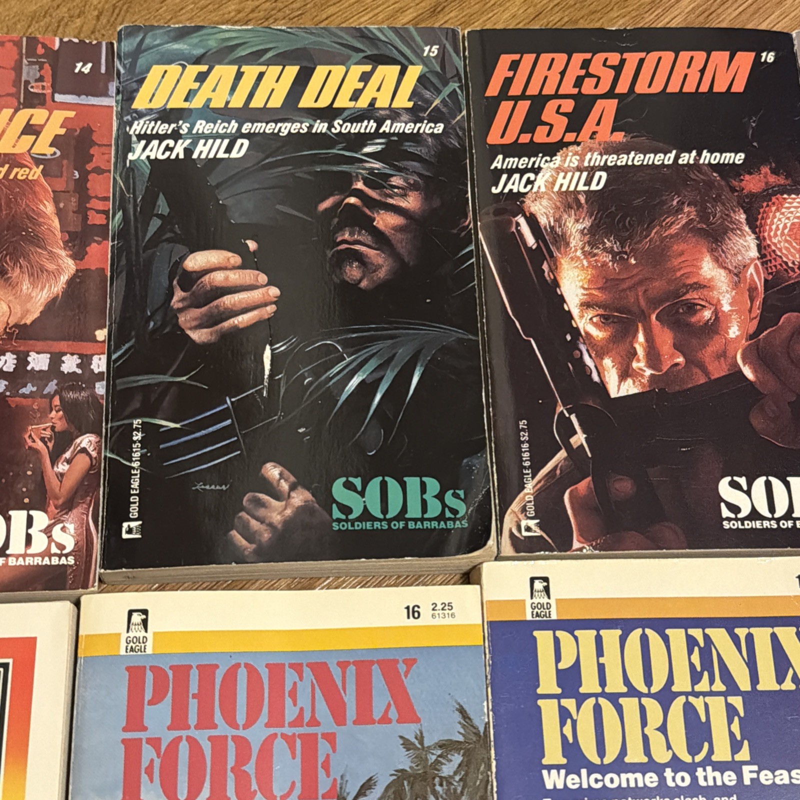 Miscellaneous lot Of SOBs Soldiers Of Barrabas Phoenix Force The Black Berets