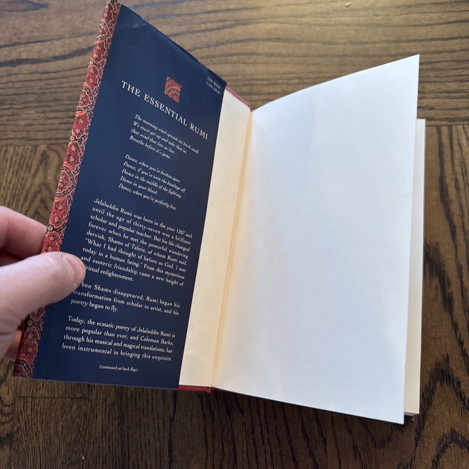 The Essential Rumi – Hardcover By Jalal al-Din Rumi HC DJ