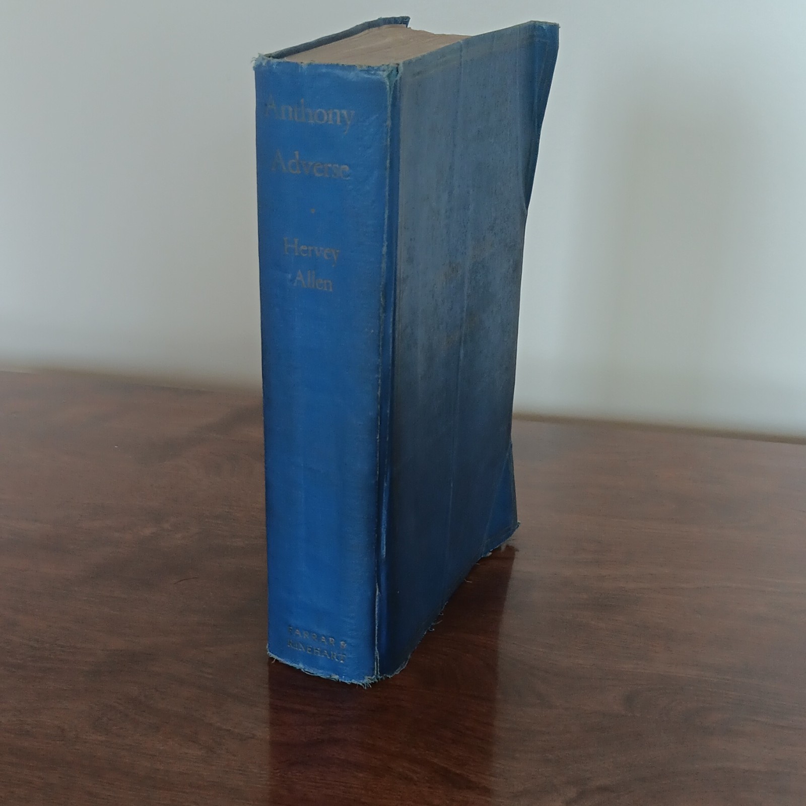 Anthony Adverse Hervey Allen (Hardcover, 1933) Farrar Rinehart