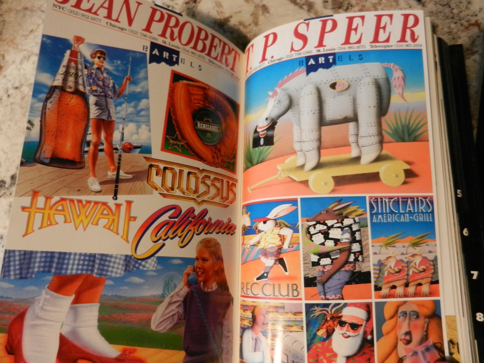 THE CREATIVE BLACK BOOK 1987 Volume 1 HC book ILLUSTRATION PRINT TV advertising