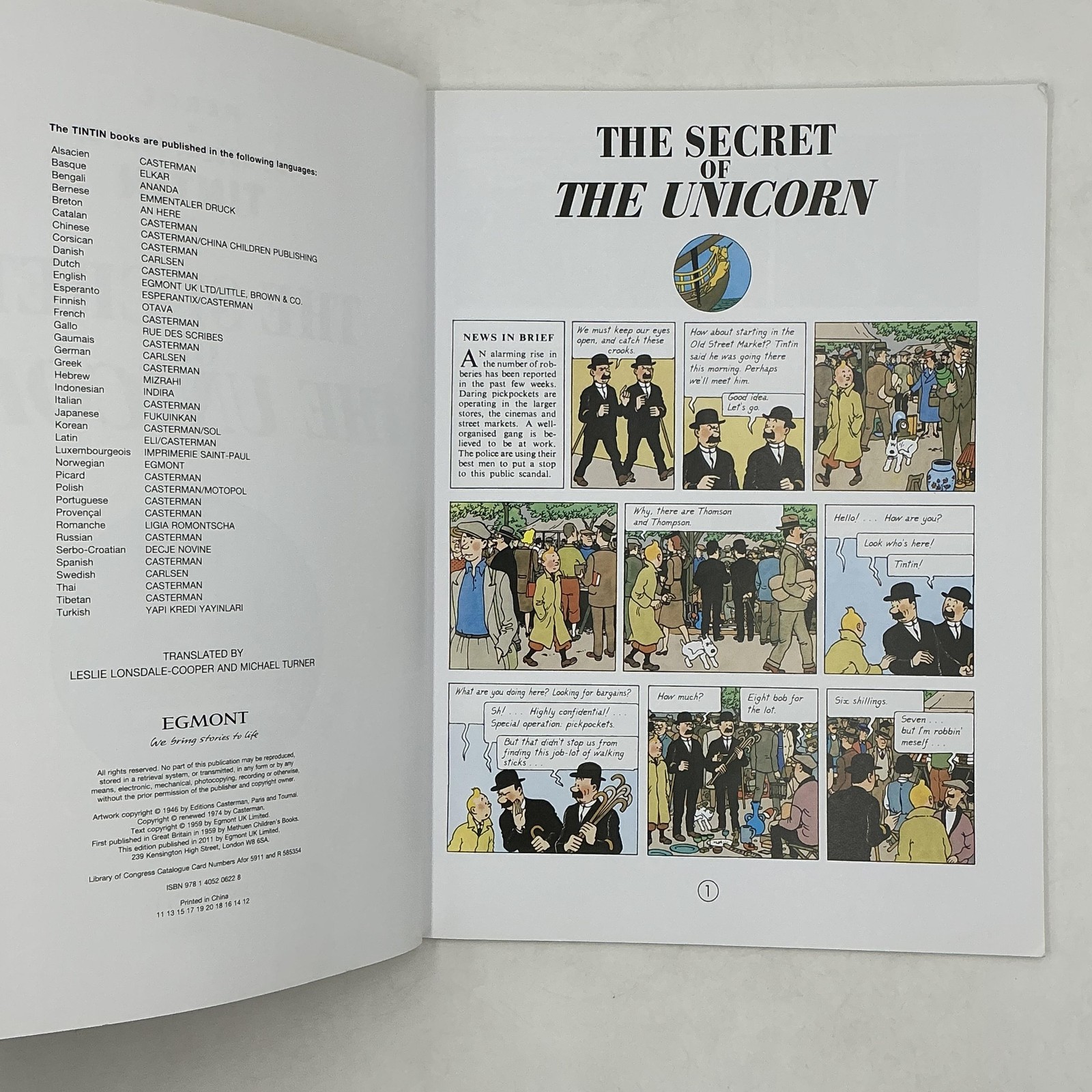 Hergé The Adventures Of Tintin 12-Book Paperback Set Little Brown Multicolor
