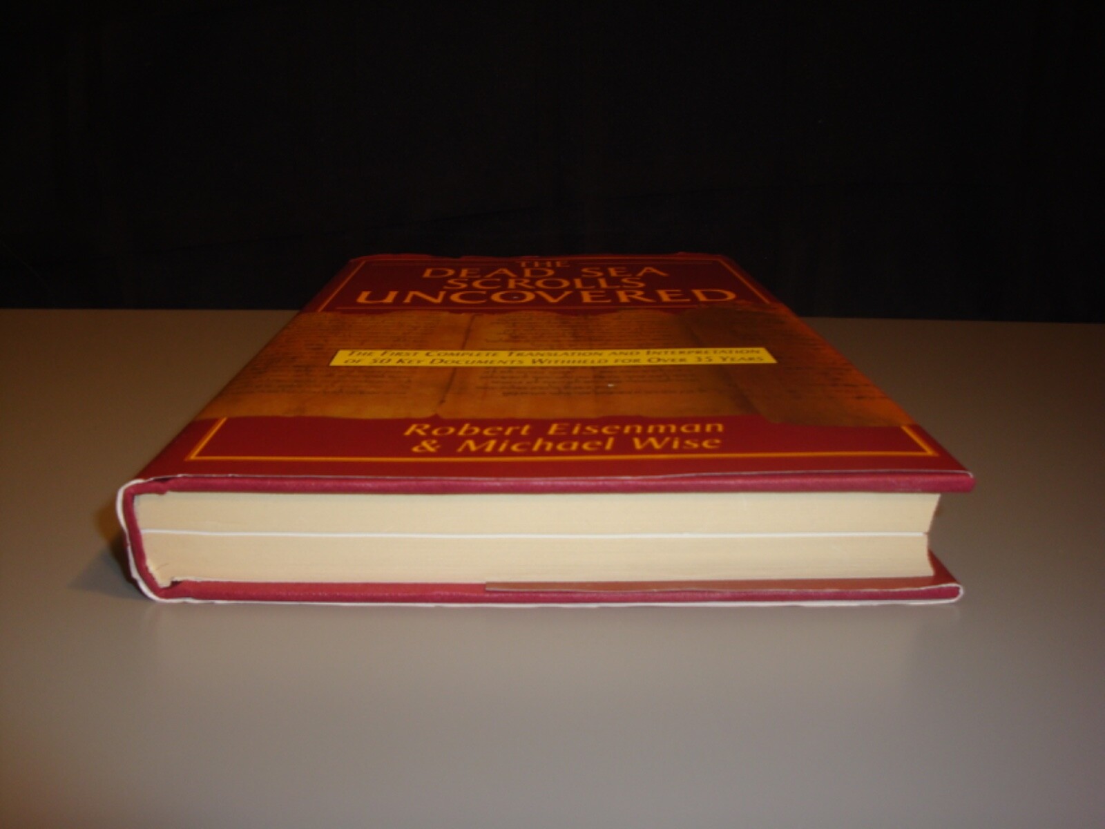 Dead Sea Scrolls Uncovered Hardcover Robert Eisenman Michael Wise Translation
