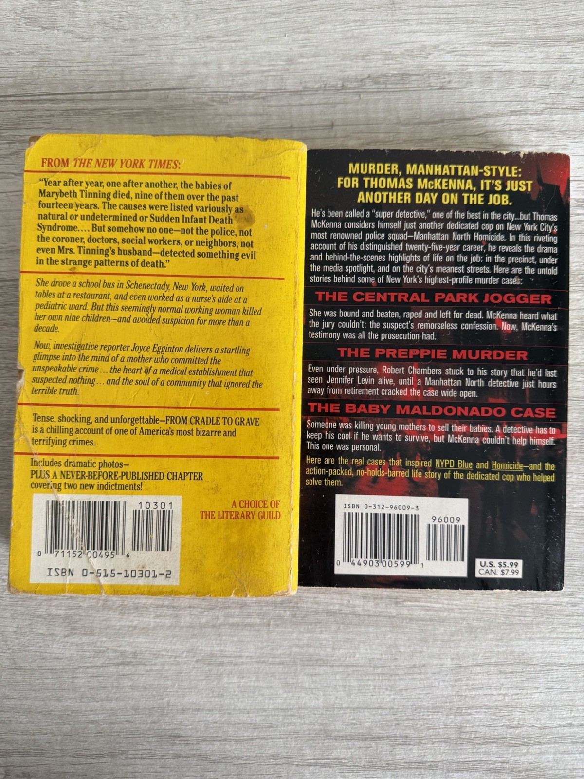 True Crime Paperback Lot 10 Books Murder Mystery Serial Killer Bundle