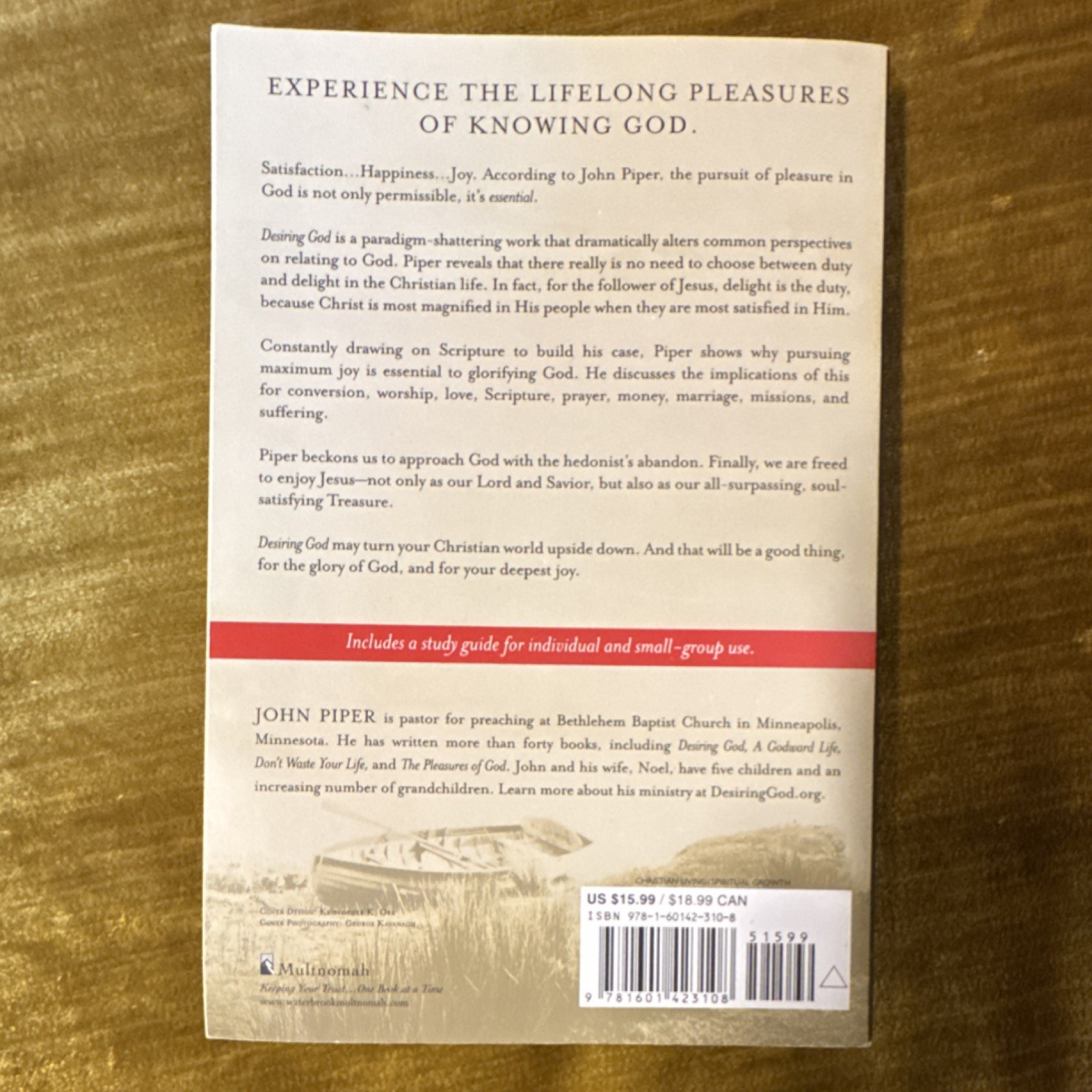 Multnomah Books Desiring God John Piper PB Revised Edition 2011 Christianity