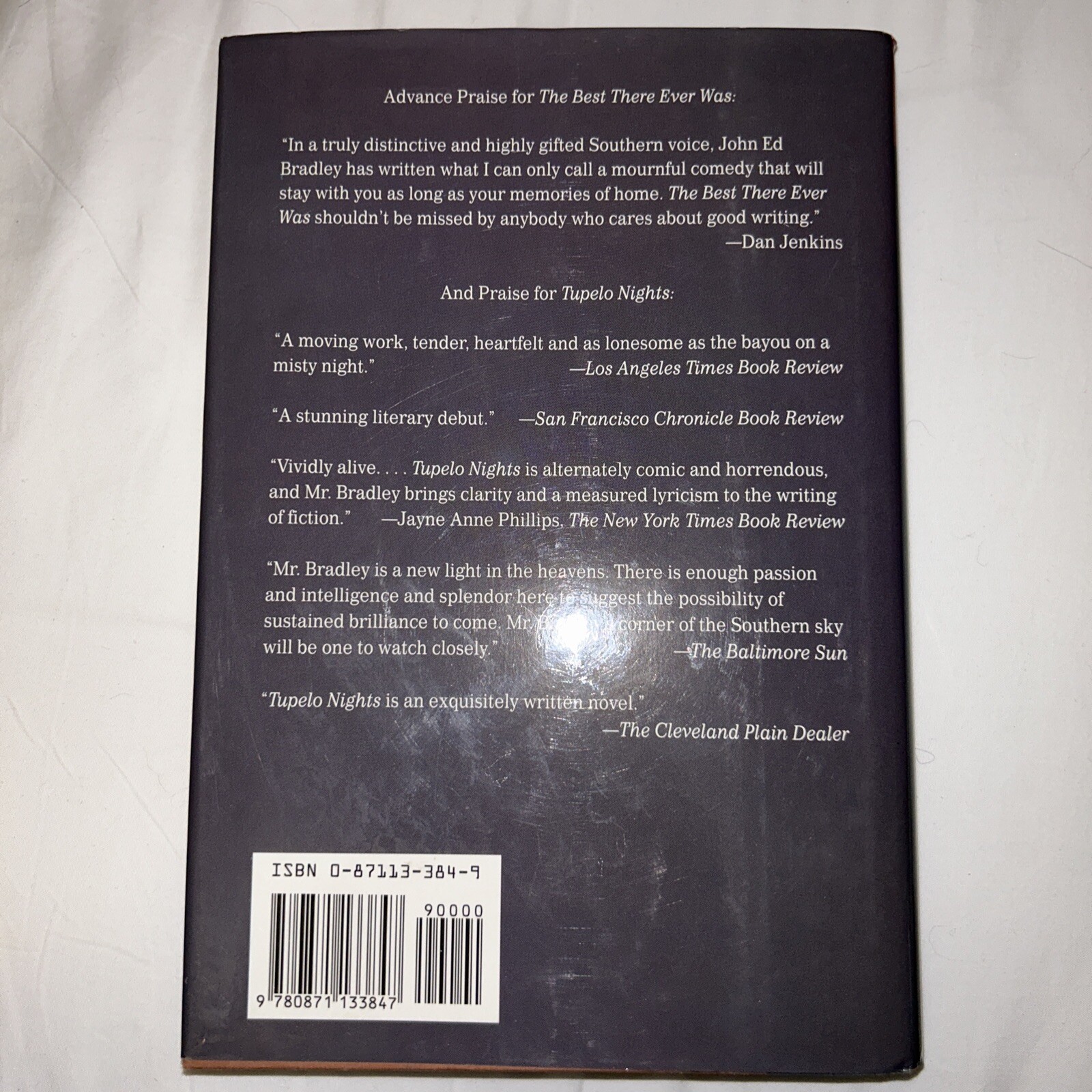 Best There Ever Was by John E. Bradley (1990, First Edition/Printing HC/DJ) F20