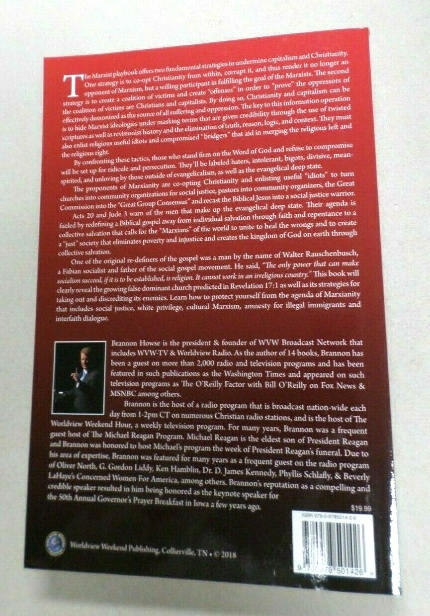 Marxianity by Brannon S. Howse Softcover Book 366 pages New