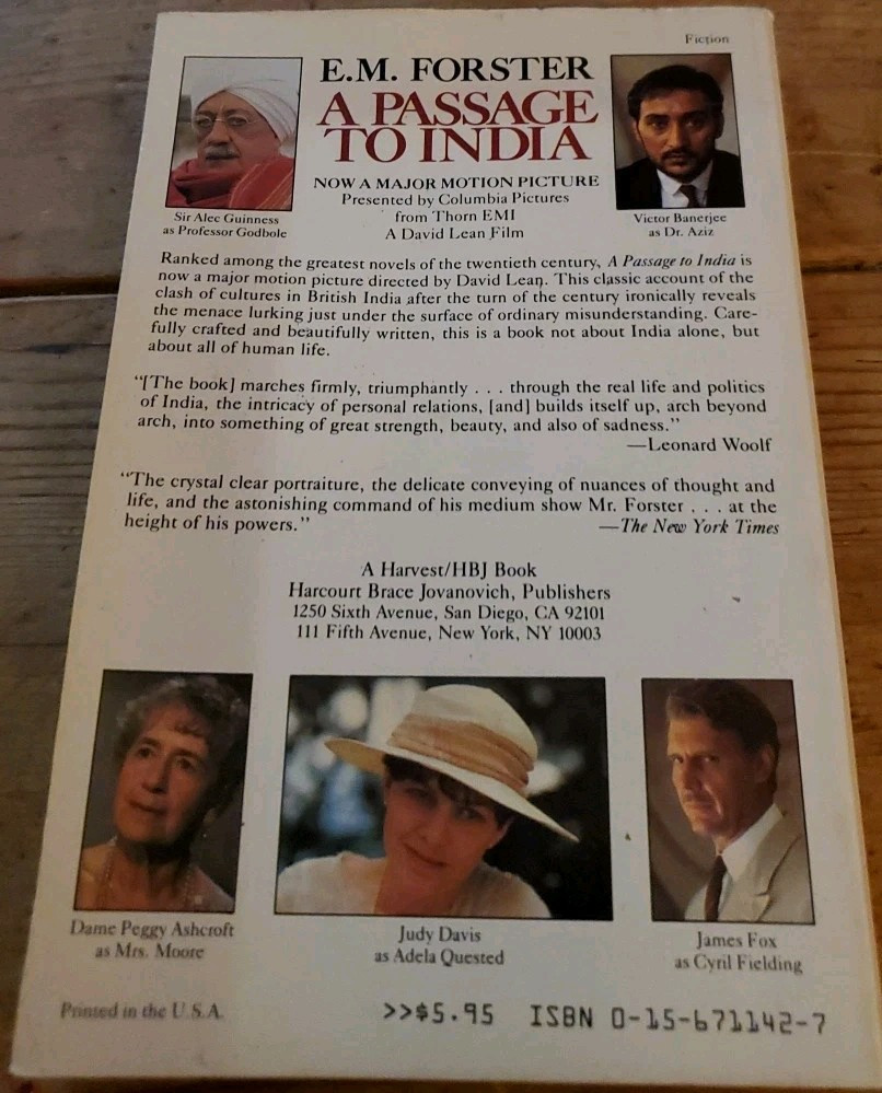 A Passage to India, E. M. Forster (Paperback, 1984)